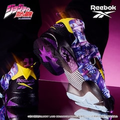 ジョジョ」3部とReebokのコラボスニーカー、「オラオラ」を全面に 