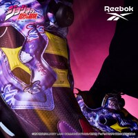 「ジョジョの奇妙な冒険 スターダストクルセイダース Reebokコラボ スニーカー＜INSTAPUMP FURY 94＞」