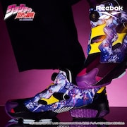 「ジョジョの奇妙な冒険 スターダストクルセイダース Reebokコラボ スニーカー<INSTAPUMP FURY 94>」