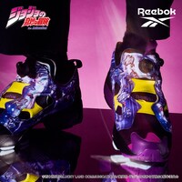 「ジョジョの奇妙な冒険 スターダストクルセイダース Reebokコラボ スニーカー＜INSTAPUMP FURY 94＞」
