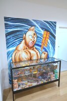 「キン肉マン」のグッズ。