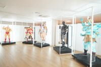 キン肉マンたちの立像。