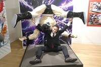 キン肉バスターをかけるミノワマンZ。