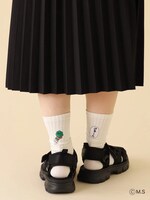 「コジコジ刺繍ソックス」着用イメージ