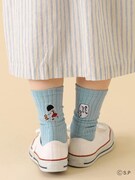 「ちびまる子ちゃん刺繍ソックス」着用イメージ