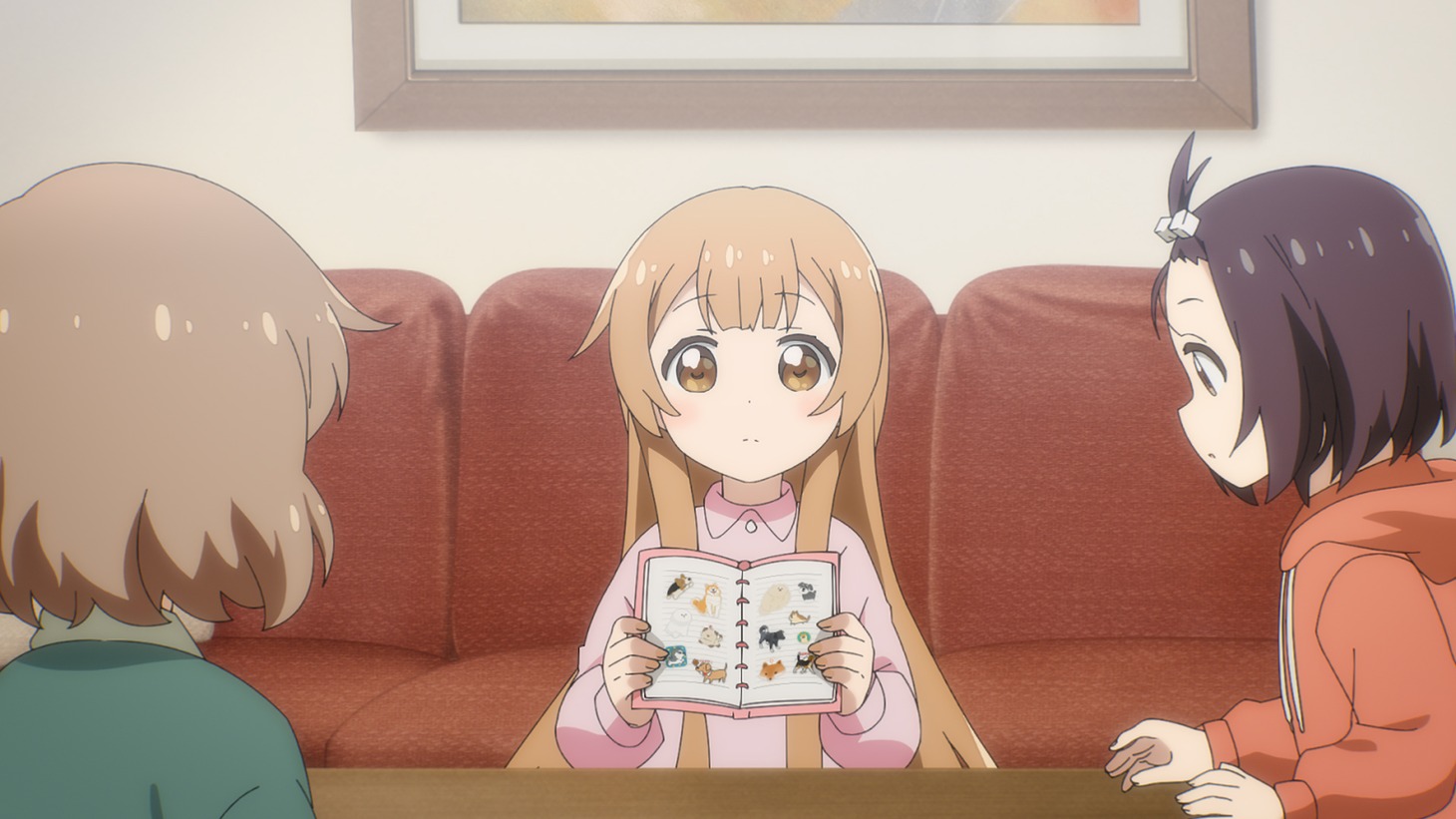 劇場アニメ「大室家 dear friends」本予告の場面カット。