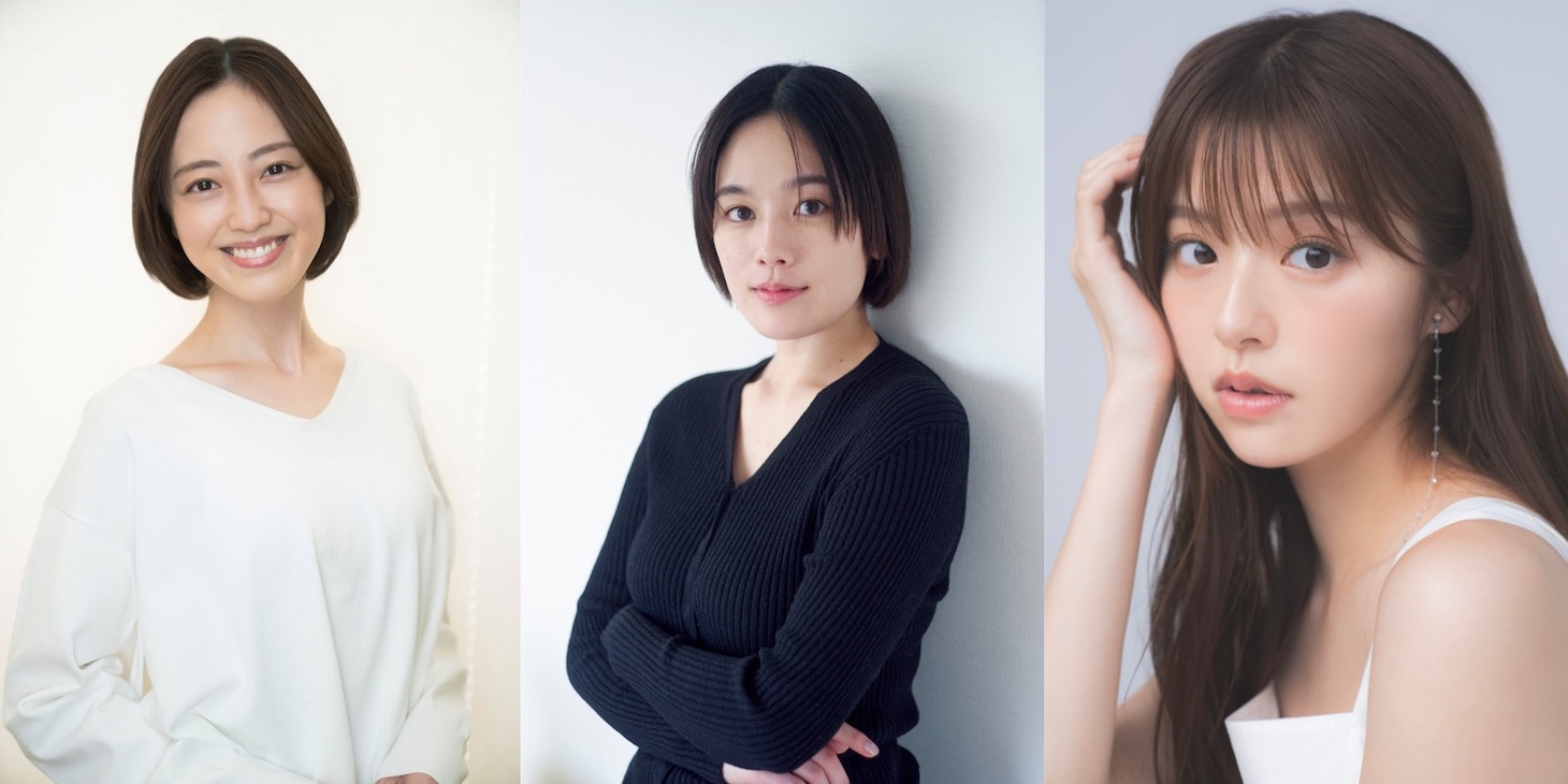 左から沢井美優、筧美和子、鈴木ゆうか。