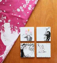 懸賞のグッズイメージ図。(c)美内すずえ／白泉社 撮影／かくたみほ