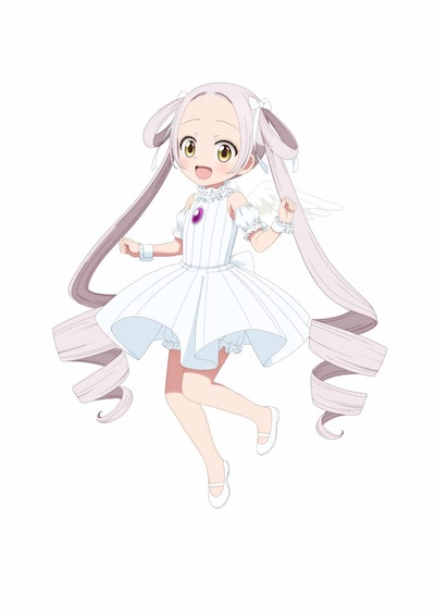 しう（CV：久野美咲）。とわを心配して天界から地上へやってきた天使。とわが大好きなあまり、彼女が森太郎に閉じ込められ、酷使されていると勘違いし、天界へ連れ戻そうとする。好きなものは牛乳。人間の男性には偏った知識を持っている。(c)matoba/SQUARE ENIX・天使つき製作委員会