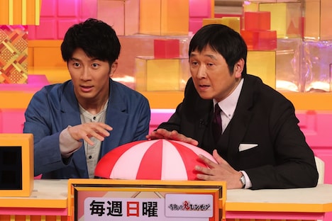 左から濱田崇裕（WEST.）、ほいけんた。 (c)フジテレビ