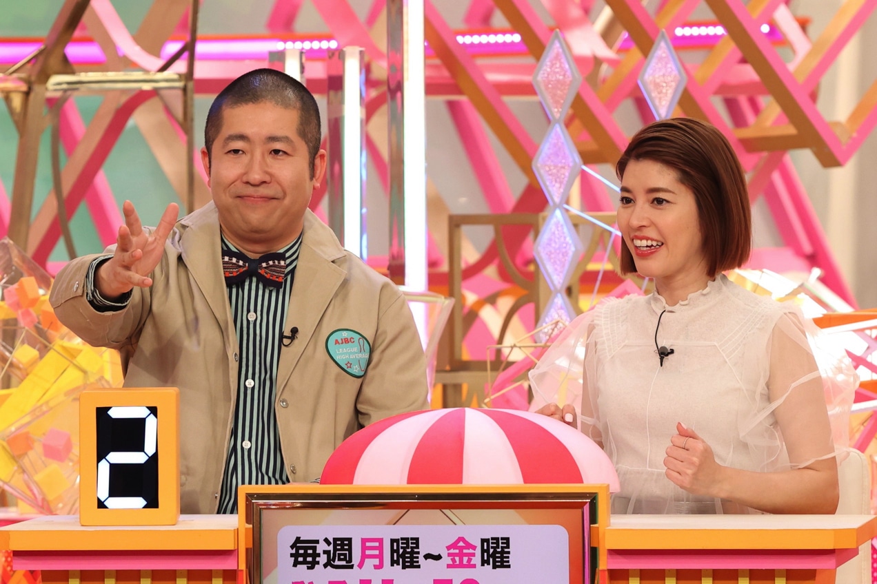 左から澤部佑（ハライチ）、神田愛花。 (c)フジテレビ