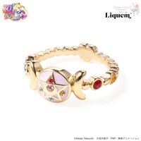 「Sailor Moon store x Liquem / クリスタルスターコンパクトリング（ライトゴールド）」