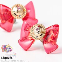 「Sailor Moon store x Liquem / 変身ブローチリボンピアス」