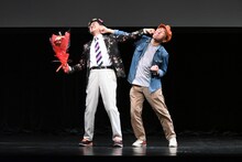 左から島本和彦、野口征恒。