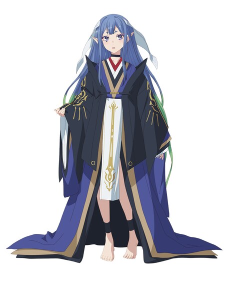 レーレーン（CV：菱川花菜）
エルフの森に住まうエルフの巫女。 (c)2024 細音啓 / KADOKAWA / なぜ僕製作委員会