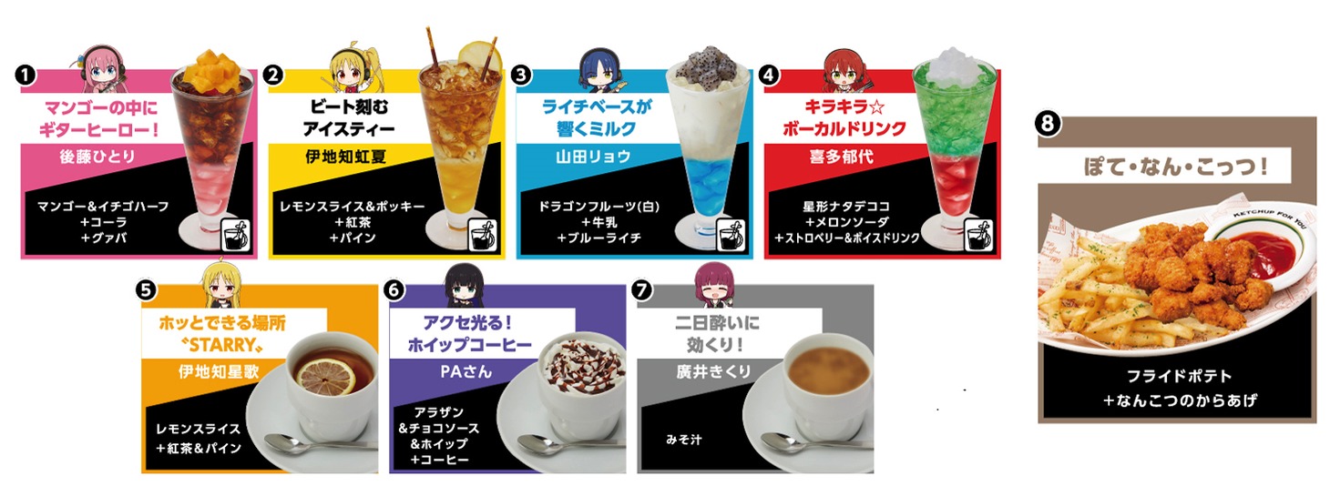 「劇場総集編ぼっち・ざ・ろっく！」コラボドリンク