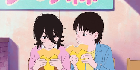 劇場アニメ「ルックバック」より。 (c)藤本タツキ/集英社 (c)2024「ルックバック」製作委員会