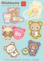 「リラックマスペシャルピースシール」(c)2024 SAN-X CO., LTD. ALL RIGHTS RESERVED.