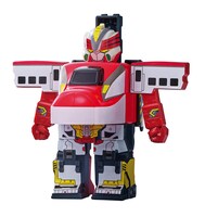 第1弾の「シンカリオン E6こまちトップリフターフォーム」。 (c)プロジェクト シンカリオン・JR-HECWK/ERDA・TX