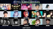 DAY1の出演アーティスト。