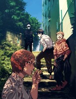 「領域之肆：カラーイラスト」の展示作品。週刊少年ジャンプ2020年43号に掲載された巻頭カラーイラスト。 (c)芥見下々／集英社