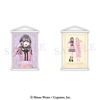 左からタペストリー（ゆあ）、タペストリー（ふたり）。