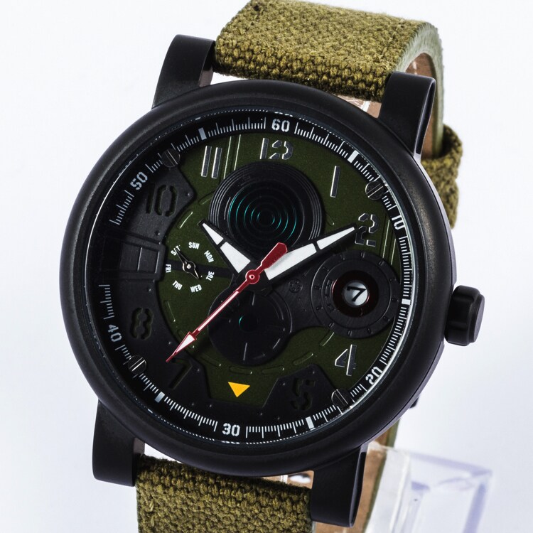 ボトムズ」ターレットレンズをデザインに落とし込んだ腕時計＆財布