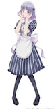 宗谷萌美(CV:上田麗奈)。Familyで唯一の大学生。ゆったりとした口調が特徴的だが、和帽 子をかぶると性格が一変する。老舗の日本食店・宗谷花壇の娘で、和食の腕前は一流。 (c)瀬尾公治・講談社/「女神のカフェテラス」製作委員会・MBS
