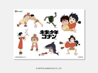 入場者特典に用意された「バラエティステッカーシート」。