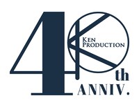 賢プロダクション40周年のロゴ。