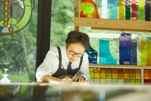 荒木飛呂彦のパブリックアート制作風景。