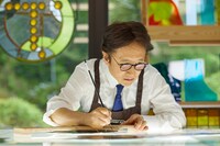 荒木飛呂彦のパブリックアート制作風景。