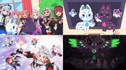 メディアミックスプロジェクト「魔法少女ホロウィッチ！」メインPVの場面カット。