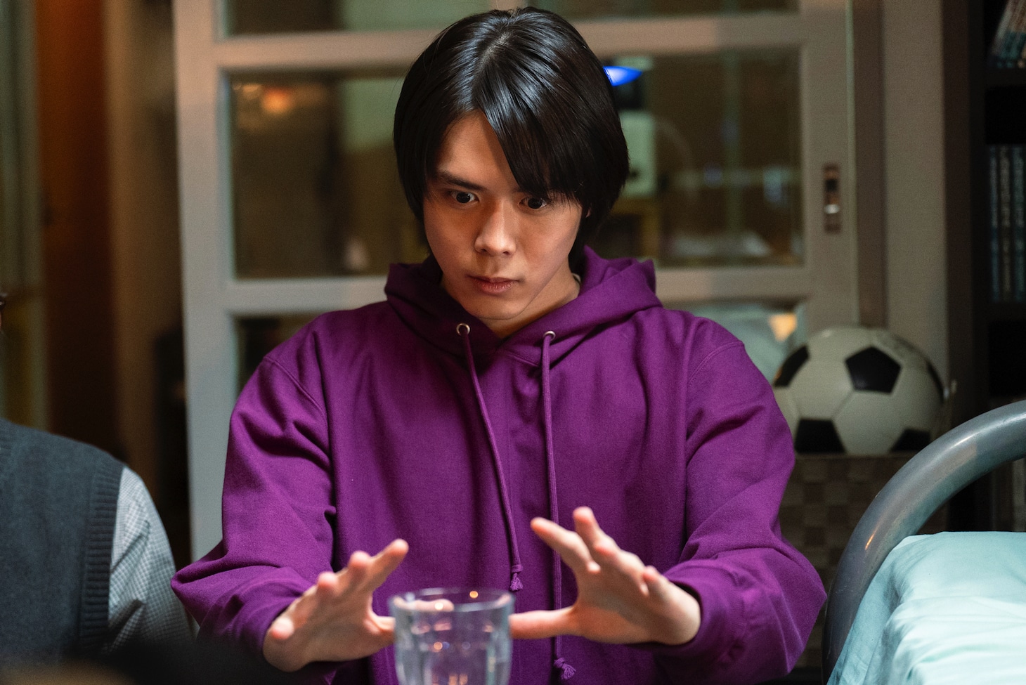 ドラマ「七夕の国」より、細田佳央太演じるナン丸。