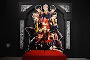 「天野明展 The Characters」の「家庭教師ヒットマンREBORN!」エリア。(c)天野明/集英社