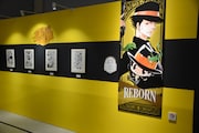 「天野明展 The Characters」の「家庭教師ヒットマンREBORN!」エリア。(c)天野明/集英社