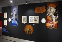 「天野明展 The Characters」の「家庭教師ヒットマンREBORN!」エリア。(c)天野明／集英社