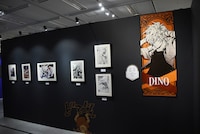 「天野明展 The Characters」の「家庭教師ヒットマンREBORN!」エリア。(c)天野明／集英社