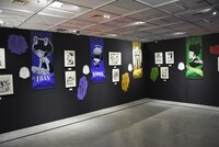 「天野明展 The Characters」の「家庭教師ヒットマンREBORN!」エリア。(c)天野明／集英社