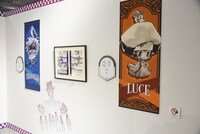 「天野明展 The Characters」の「家庭教師ヒットマンREBORN!」エリア。(c)天野明／集英社