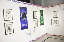 「天野明展 The Characters」の「家庭教師ヒットマンREBORN!」エリア。(c)天野明／集英社