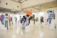 「天野明展 The Characters」のエンディングエリア。(c)天野明／集英社