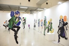 「天野明展 The Characters」のエンディングエリア。(c)天野明／集英社