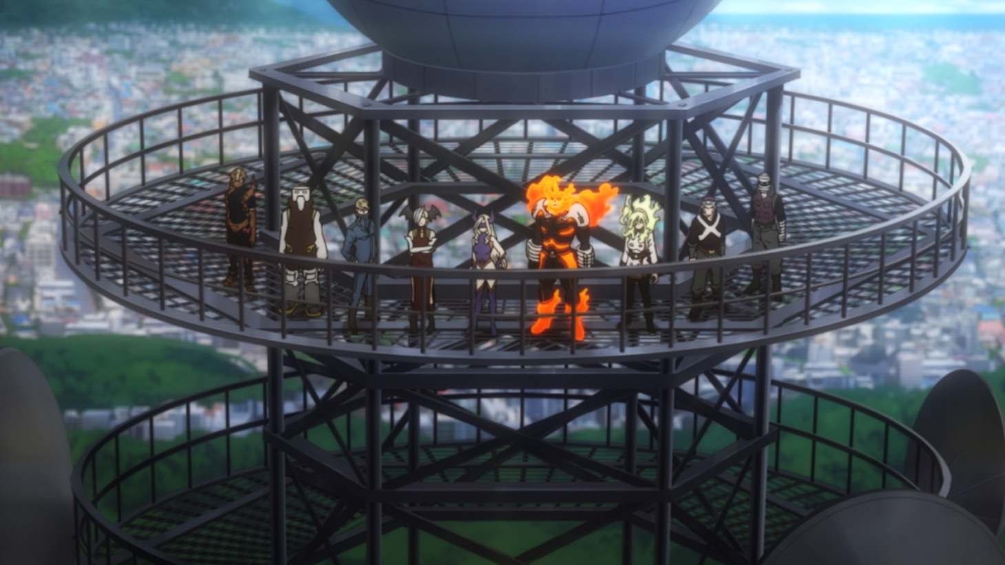 劇場アニメ「僕のヒーローアカデミア THE MOVIE ユアネクスト」の新規場面カット。