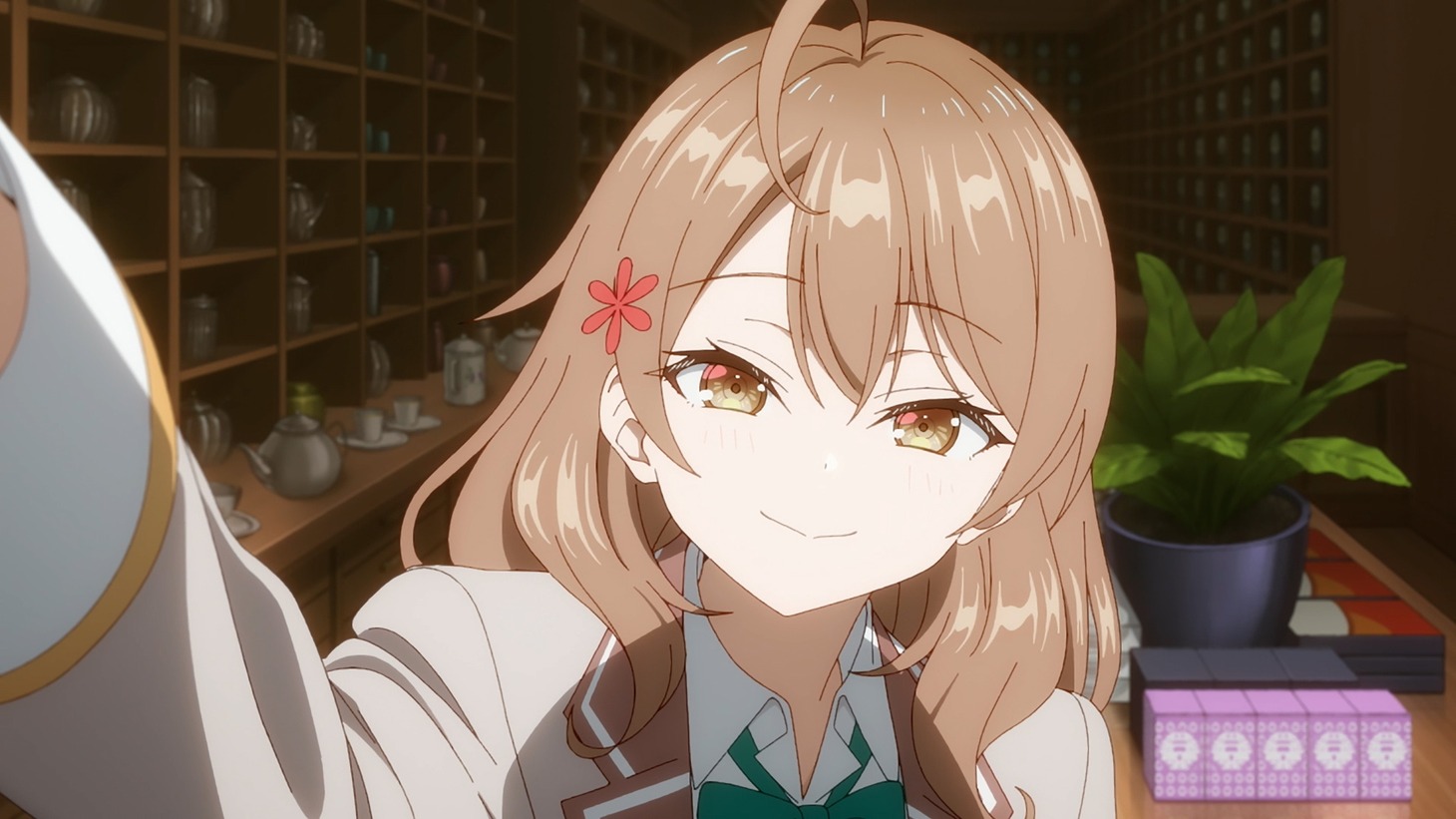 TVアニメ「時々ボソッとロシア語でデレる隣のアーリャさん」PVの場面カット。