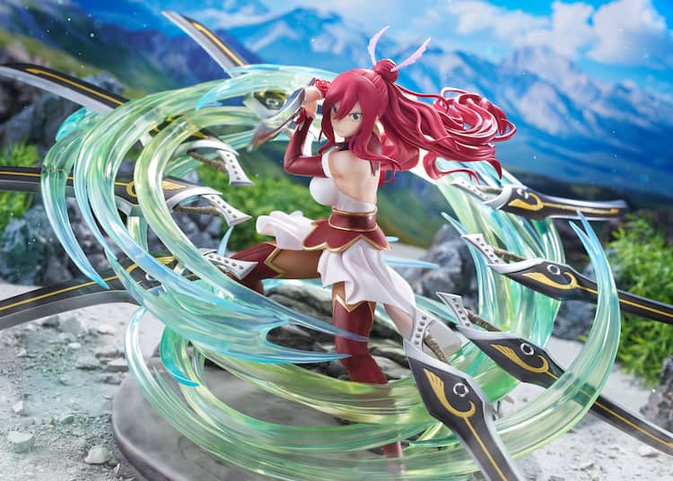 FAIRY TAIL」“幽絶の鎧”姿のエルザをフィギュア化、自由に動く剣も表現 