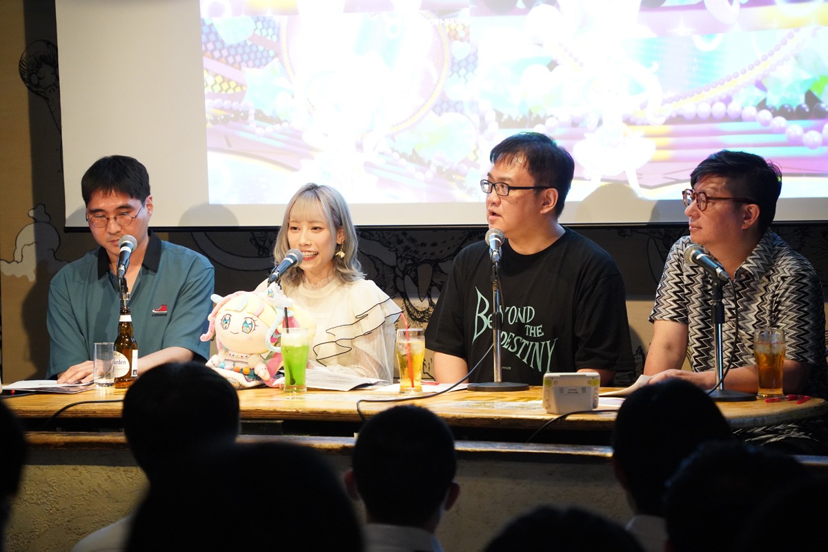 バーチャルミュージカル「ハイスクール！キラッとプリ☆チャン」ファンミ―ティングの様子。