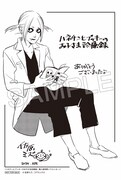 フェア開催店でプレゼントされている描き下ろしイラストカード。