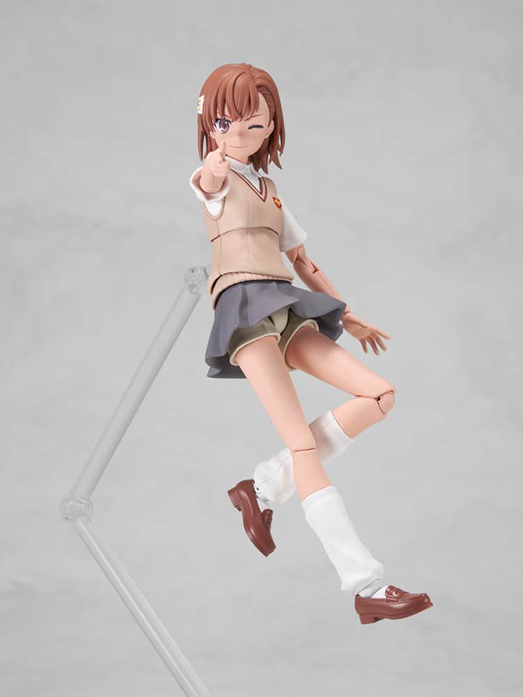 超電磁砲」御坂美琴の可動プラモ 水着ボディも組み立てられるDX ver.を 