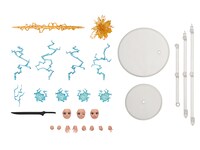 「KADOKAWA PLASTIC MODEL SERIES『とある科学の超電磁砲T』御坂美琴」のセット内容。